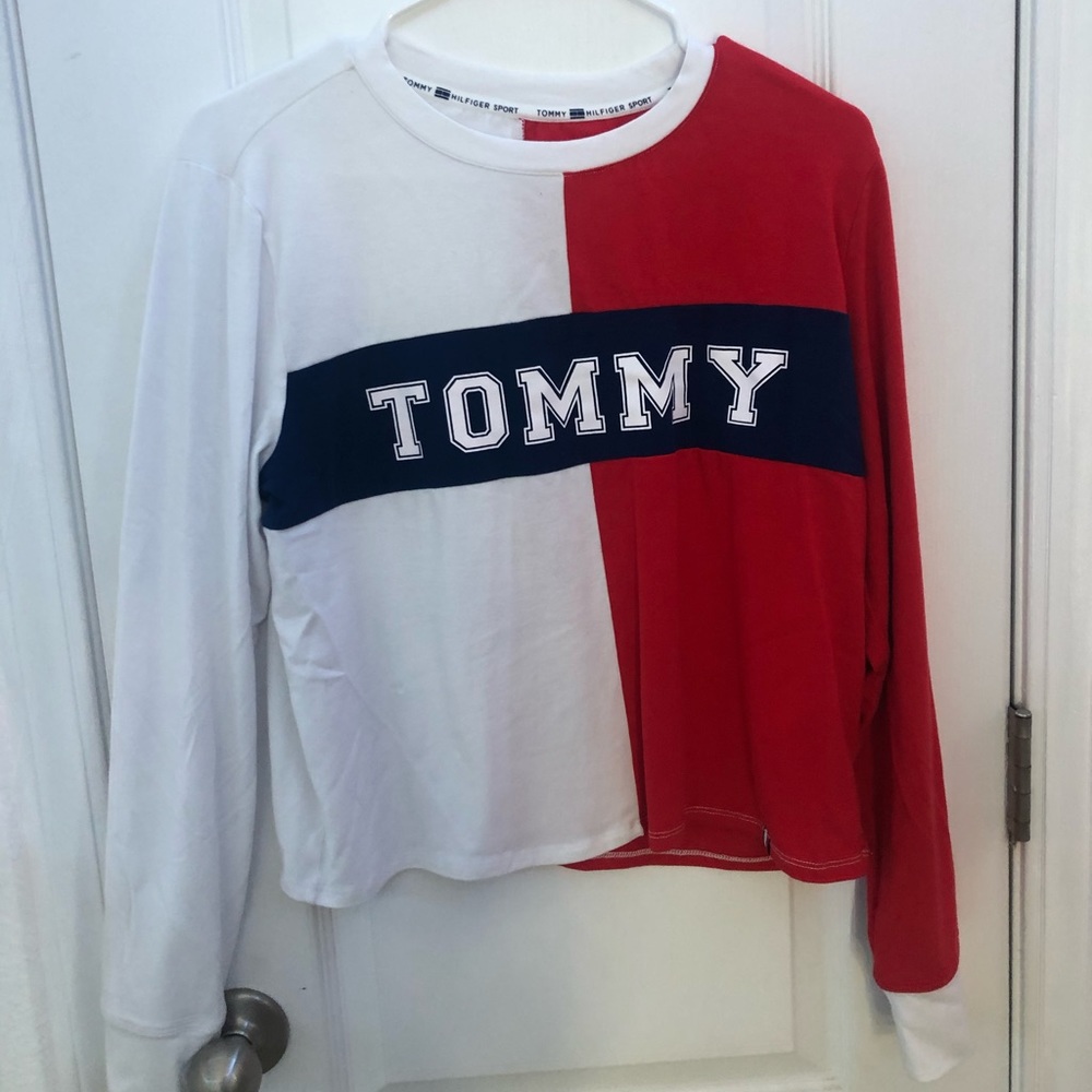 Tommy Hilfiger sport cropped long sleeve